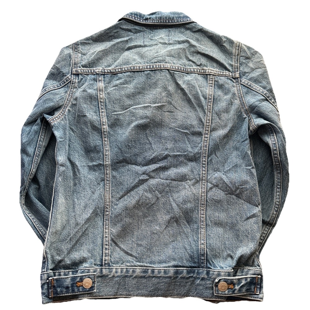 Madewell Classic Fit Women's Small Blue Trucker Denim Jean Jacket EUC - Picture 3 of 6